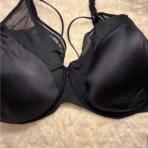 Ashley Graham Sleek Black Bra